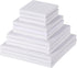 Hestya 12 Pieces Assorted Size Mini Art Canvas Stretched for Craft Painting Drawing (3 Inches, 4 Inch, 5 Inch, 6 Inch)...