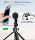 Magnetic Tripod Mount with Cold Shoe, Adjustable Phone Camera Holder, Cell Phone Tripod Holder Adapter for/Ring Light/Selfie Stick, Tripod Attachm...