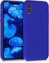 kwmobile Case Compatible with Apple iPhone Xs Case - TPU Silicone Phone Cover with Soft Finish - Baltic Blue...