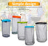 Camping Mesh Storage Bag, Ultralight Nylon Drawstring Mesh Sack Stuff Storage Bag Mesh Equipment Bag for Outdoor Travel Hiking (M-Orange )...