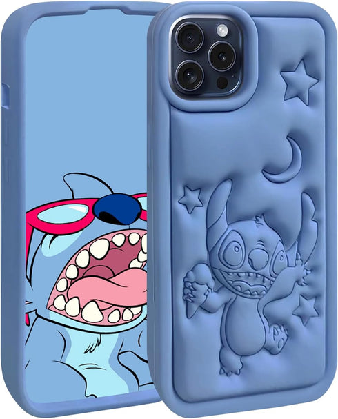 Compatible with iPhone 15 Pro/14 Pro/13 Pro Case, Cute 3D Cartoon Unique Cool Animal Character Waterproof Protector Boys Kids Girls Gifts Cover Ho...