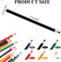 Moalin 12Pcs Sewing Mark Pencil, Sewing Fabric Pencils Free Cutting Crayons Sewing Fabric Pencil Tailor's Marking and Tracing Tools (6 Colors)...