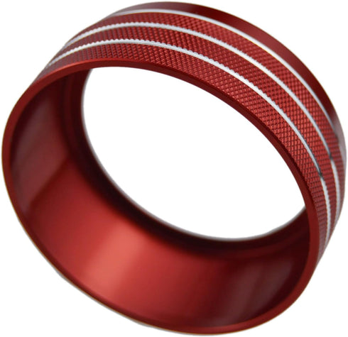 Climate Control Switch Knob Circle Trim Cover Decal for Challenger Accessories 2015-2023 & Dodge Charger 2015-2023 & Chrysler 300/300s 2015-2023 A...