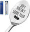 Joey Doesn't Share Food Funny Engraved Stainless Steel spoon,Best dessert coffee spoon,Best Friends TV Show Fans gift,for Women,Men,Kid,Sister,Par...