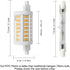 R7S LED Bulb 78MM, 15W Dimmable J78 Flood Light, 150W Halogen T3 Replacement for Torchiere Wall Sconce Work Light Banker Light, Natural White 4000...