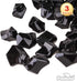 PMLAND Clear Fake Ice Rocks – 550 Pcs Large Black Acrylic Gems Crushed Plastic Diamonds, 3 Lbs / 2.25 Quarts Bulk Vase Filler for Centerpieces The...