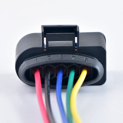 5 Pin Auto Waterproof Connector MAF Mass Air Flow Plug Wire Harness 1J0973999A for Jetta Golf MK4 Beetle TDI ALH 1J0 973 999 A...