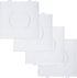 Fuse Beads Boards 5mm Large Clear Plastic Pegboards for Kids Craft Beads 4 PCS...