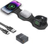 Wireless Charger 3 in 1,YELLAMI Magnetic Travel Wireless Charging Station Multiple Devices,GaN 3 in 1 Charging Station,Compatible for iPhone 15/14...