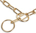 Gold Dog Chain Collar,Heavy Duty Chew Proof Stainless Steel Long Link Fur Saver Dog Training Collar | No-Pull Slip Chain for Small Medium Dogs for...