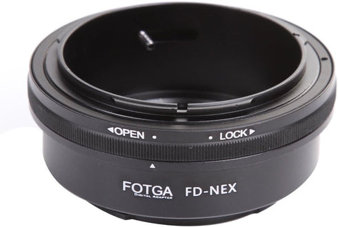 FocusFoto FOTGA Adapter Ring for FD & FL Lens to Sony E-Mount Mirrorless Camera NEX-5R 5T NEX-6 NEX-7 a7 a7S a7R a7II a7SII a7RII a6500 a6300 a600...