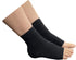 Extra Wide Ankle Big Feet 20-30 mmHg Compression Swelling Foot Pain Circulation Plus Size Sock Open Toe Sleeve (Black, Wide Ankle 4XL)...