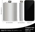 8 Oz Flask for Men, Leakproof Stainless Steel Flask with Funnel, Ideal for Camping and Gifting...