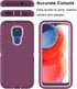 for Moto G Play Case, Heavy Duty Armor Rugged Drop Protection Shockproof Protective Hard Plastic Cover Rubber Bumper Dual Layer Hybrid Phone Case ...