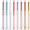 WRITECH Gel Ink Retractable Pens: Black Ink 0.7mm medium Fine Point Pen Set, Extra Smooth Tip No Bleed Smear Smudge Refillable Clickable Pens Bulk...