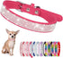 Rhinestone Dog Collar for Small Dogs, Bling Diamond Fancy Crystal Glitter Pretty Jewel Pet Puppy Collars for XXS XS Small Medium Large Breed Girl ...