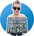 Funny Cool Metal Tin Sign (16" x 12.5") (As Iron Sharpens Iron, So a Friend Sharpens A Friend!!!)...