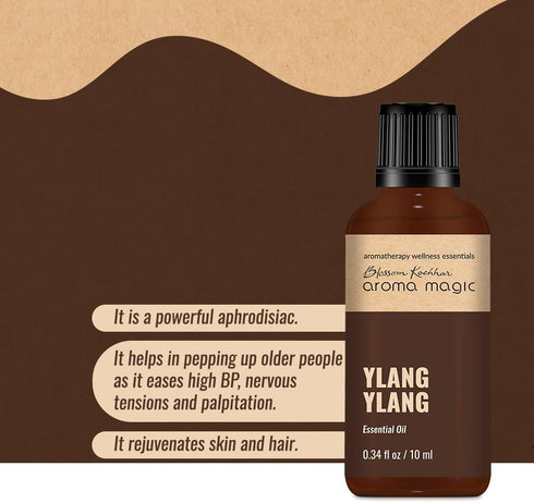 Ylang Ylang Essential Oil | 0.68 Fl Oz (20ml) | Natural Aromatherapy | for Massage and Diffuser...