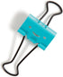 U Brands Happy Face Binder Clips, Bright Colors with Black Prongs, Office Organization Supplies, 32mm, 48 Count...