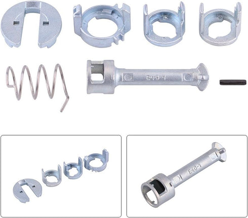Keenso Door Lock Repair Kit, Front Left Right Door Lock Cylinder Repair Kit for E46 3 Series 323c 325i 325c 328i 330i 330c 330ci 1998-2005...