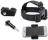 Multi-Function Adjustable Belt Cellphone Selfie Head Mount Strap for Sony Action Cam/Gopro Hero/Cell Phone/iPhone 16 15 14 13 12 11 Pro Max XR XS ...