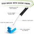 Dish Brush Set of 3 with Water Bottle Brush, Dish Scrub Brush and Scrubber Brush - Kitchen Scrub Brushes, Non Slip Long Handle for Cleaning Cleane...