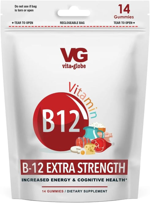 VG Vita.Globe B-12 Extra Strength GMO Free Dietary Supplement...