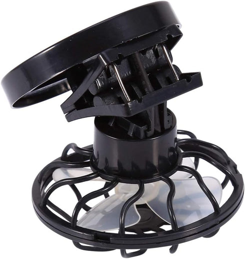 Solar fan, Electric Mini Clip-on Solar Fan Air Conditioner Cooling Cell Fan For Outdoor Home Travel Camping Hiking Cooling Ventilation...
