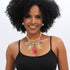 Barode African Statement Choker Necklaces Colorful Chunky Bib Collar Necklace Ethnic Indian Tribal Jewelry Set for Women (A)...