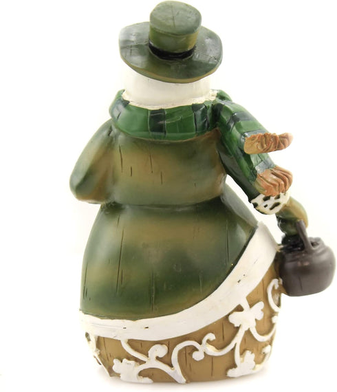 Roman Giftware Inc., Irish & Celtic Collection, 6" H Woodcut Irish Snowman,Religious, Inspirational, Durable (6x3x6)...