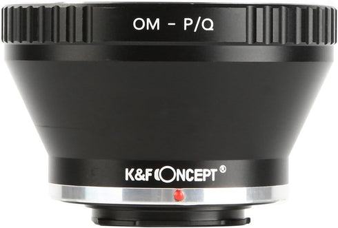 K&F Concept Lens Mount Adapter for Olympus OM Zuiko Lens to Pentax Q-S1 Q10 Q7 Q DSLR Camera Camera Body...
