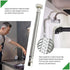 Highcraft Faucet Hose Connector 8" Length, 1/2" IPS X 3/8" Comp FIP Flexible Braided Stainless Steel Supply Line, Bathroom Kitchen Sink Extension ...