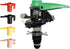 Rain Bird P5-R PLUS Plastic Impact Sprinkler with Nozzle Set, Adjustable 20° - 360° Pattern, 24' - 45' Spray Distance...