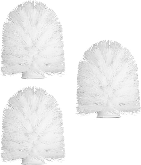 3pcs Bowl for Tools Plastic Household Replacement Cleaners Round Accessories Heads Durable Head Home Scrubber Brush Hotel Cleaning System Bathroom...