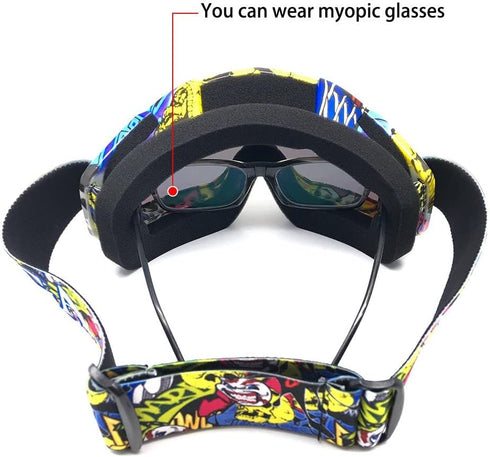 Motocross Goggles Adult Dirtbike ATV Motorcycle Gafas UV Protection Motorbike Ski Snowboard Goggles...