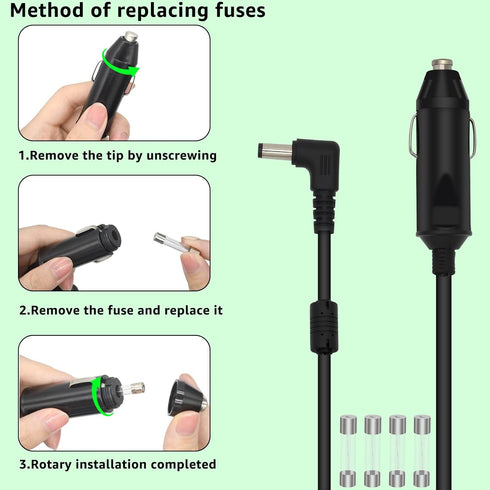 12V Car Charger for Inogen One G2 G3 G4 G5, Replacement Inogen BA-306 BA-301 Cigarette Lighter Power Cord......