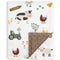 HOMRITAR Baby Blanket for Boys Soft Lightweight Minky Blanket with Double Layer Dotted Backing for Infant Toddler Nursery Crib with Cute Farm Anim...