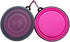 Small Collapsible Dog Bowl 12oz,2 Pack Portable and Foldable Pet Travel Bowls Collapsable Dog Water Feeding Bowls Dish with 2 Carabiners & Lids fo...