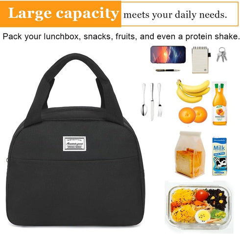 lunch bag women & men,Insulated Cooler Lunch Box Adult Water Resistant Lunch tote bag Shoulder strap not included...