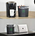 1.2 Gallon (5 Liter) Small Trash Bags (440 Count) Bathroom Garbage Bags 1 Gallon Clear Plastic Wastebasket Can Liners for Home and Office Bins, 44...