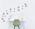 49 Pieces/Set Dog Paws Wall Decals Vinyl Pawprints Sticker Animal Footprint Wall Art Decoration for Kids Boy Girl Baby Nursery Bedroom Living Room...