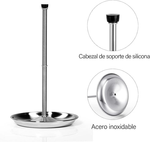 Wine Decanter Drying Stand with Silicone Head to Prevent Scratches-Detachable Shelf Decanter Rack Holder with Drip Catching Base, Decanter and Win...