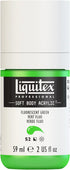 Liquitex Professional Soft Body Acrylic Paint, 59ml (2-oz) Bottle, Fluorescent Green...