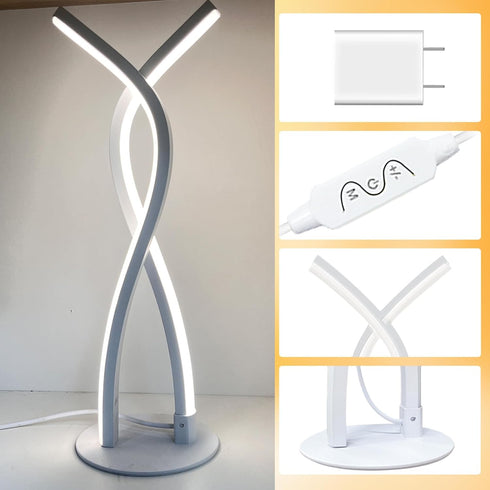 Daymeet Table Lamp for Bedroom, Bedside Lamps for Nightstand Dimmable, 3 Color Temperatures Night Stand Light with Remote and APP Control Desk Lam...