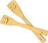 2-Piece 12-Inch Bamboo Smiley Face Wooden Spoons & Spatula Kitchen Cooking Tools for Nonstick Cookware and Wok...