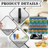 Aztec Geometric Kitchen Aid Mixer Cover Stand Mixer Cover Compatible 4.5-5 Quart(14.9"H x10.8"W x14.5"L) Mixers Flower Kitchen Aid Mixer Accessori...