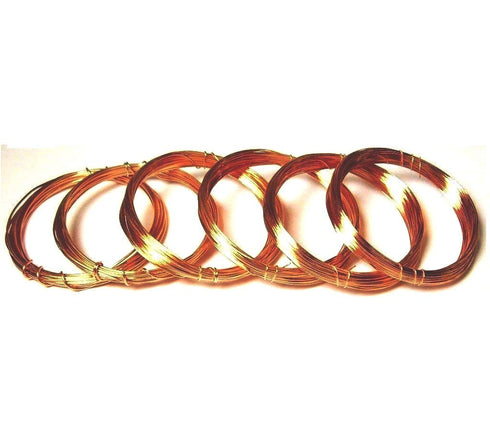 Assorted Sizes Dead Soft Copper Wire 18,20,22,24,26,28 Ga / 10 Ft Each- Craft - Hobby - Jewelry Making - Wire Wrapping...