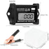 Digital Tachometer Small Engine Tach Hour Meter, Inductive Tacho Gauge, Total Time, Job Timer, RPM Meter, for Snowmobile Skis Motor Bike Go Kart L...