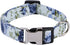 Girl Dog Collar for Small Medium Large Dogs, Cotton Pet Collar, Flowers Daisy and Rose Patterns with Quick-Release Buckle (Rose Blue, M)...