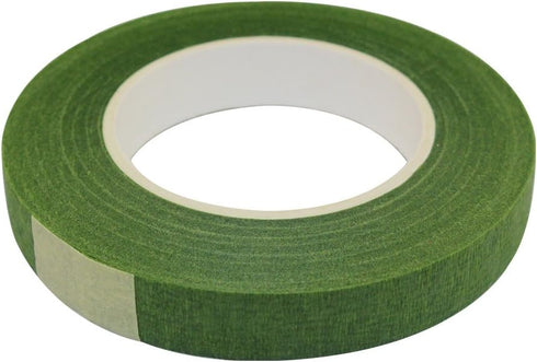 DECORA 1 roll 1/2-inch by 30 Yard Green Floral Tape for Bouquet Stem Wrap Floral Arranging Craft Projects Corsages, Wedding Bouquet...